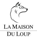 Logo Maison du Loup, png, noir